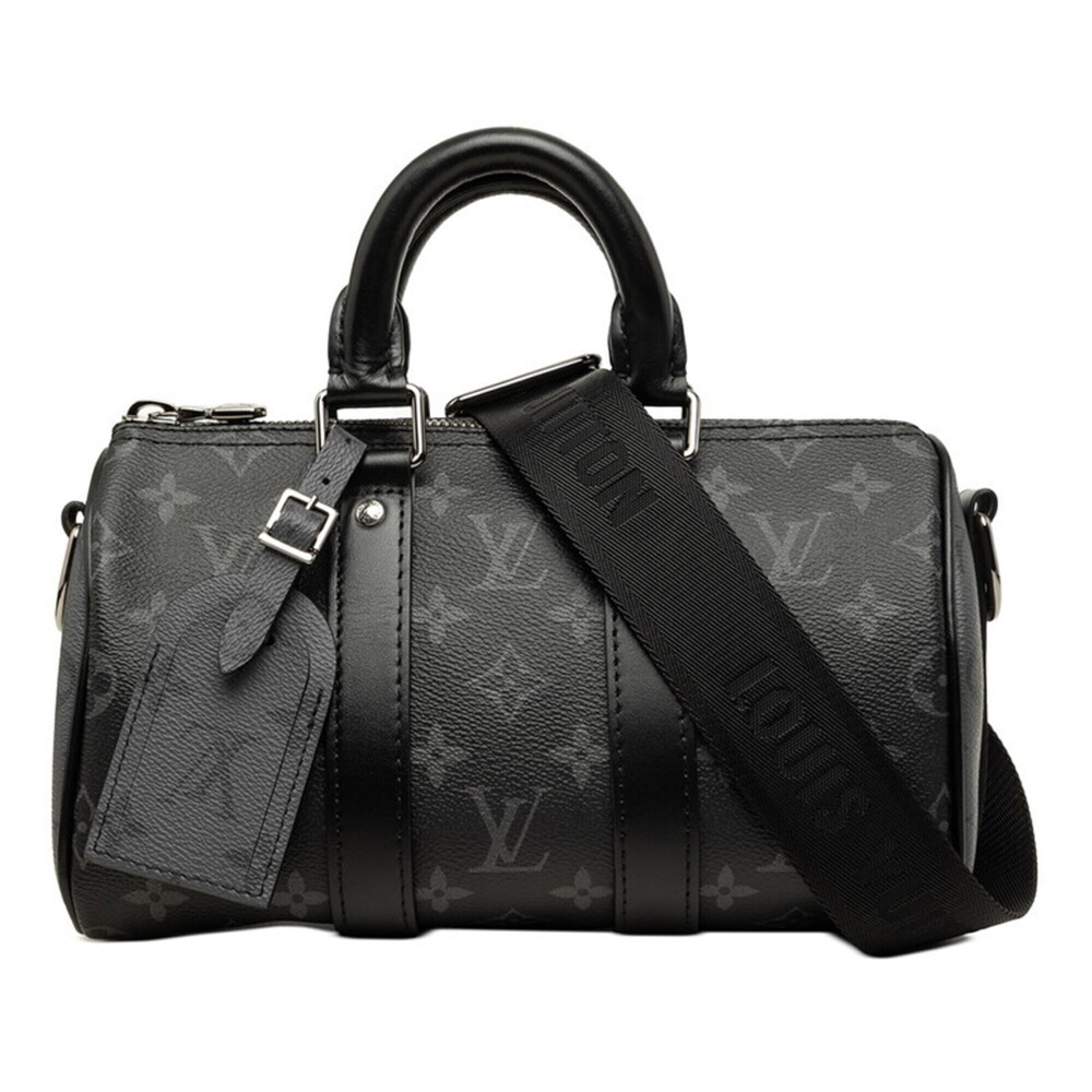 Louis Vuitton Monogram Eclipse Reverse Keepall Bandoulière 25 Handbag Shoulde...
